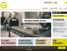 Tablet Screenshot of gramex.dk