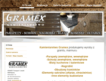 Tablet Screenshot of gramex.pl